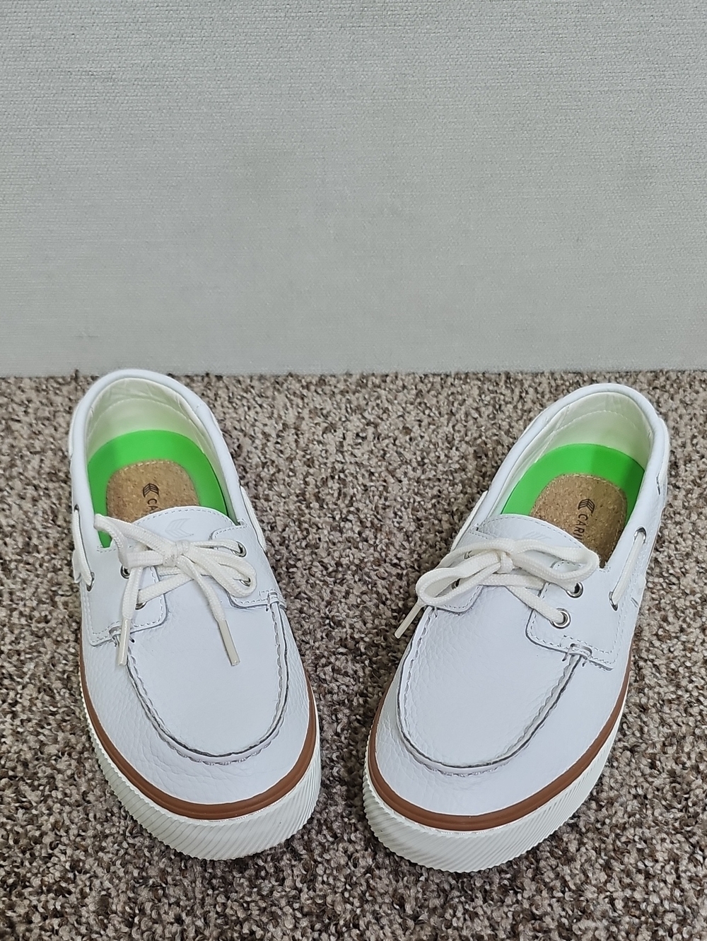 CARIUMA MARE LEATHER BOAT SHOES BFPM-08-042